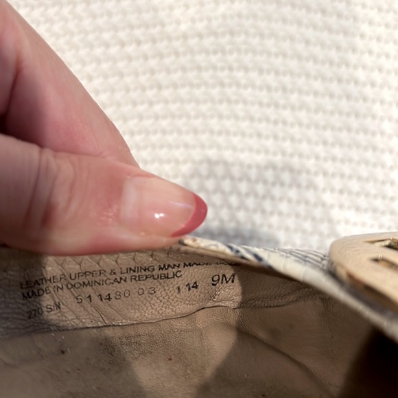 *SALE* TORY BURCH REVA STRIPED FLATS SIZE 9 - Picture 7 of 7